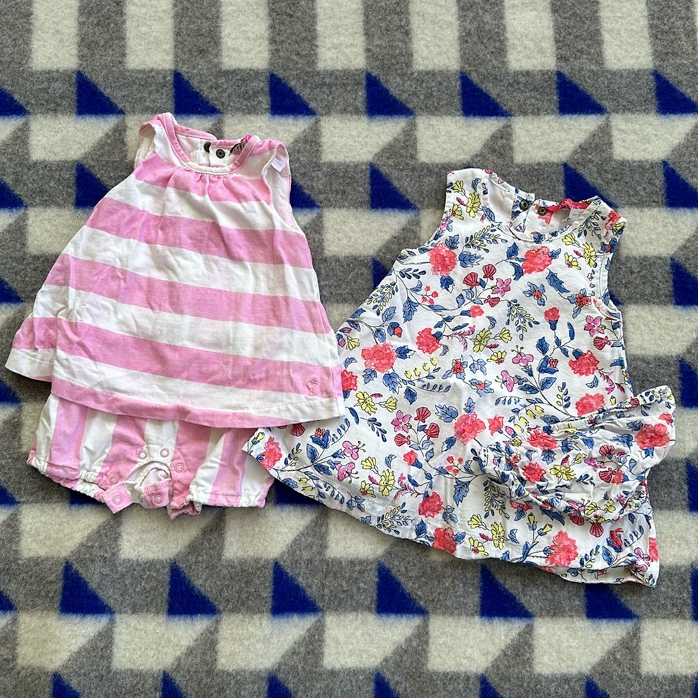 Joules- Baby Girl Summer Dress and Summer Romper